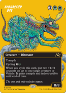 Agonasaur Rex (Borderless) (First-Place Foil) (DFT-542) [Aetherdrift] Foil