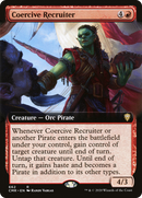 Coercive Recruiter (Extended Art) (CMR-662) [Commander Legends]
