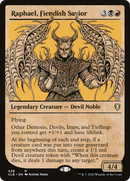 Raphael, Fiendish Savior (Showcase) (CLB-438) [Commander Legends: Battle for Baldur's Gate] Foil