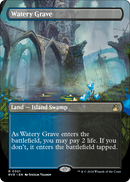 Watery Grave (Borderless) (RVR-301) [Ravnica Remastered]
