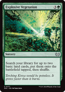 Explosive Vegetation (DSC-177) [Duskmourn: House of Horror Commander]