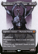 Sheoldred, the Apocalypse (Concept Praetor) (ONE-435) (Borderless) [Dominaria United]