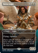 Serra Angel (WPN-001) (Borderless) [Wizards Play Network 2024] Foil