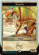 Dragon Token (Gold) (MEDIA-004) [HasCon 2017] Foil
