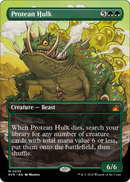 Protean Hulk (Anime Borderless) (RVR-435) [Ravnica Remastered] Foil