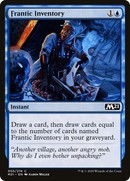 Frantic Inventory (M21-050) [Core Set 2021]
