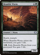 Bramble Wurm (VOW-189) [Innistrad: Crimson Vow]