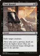 Final Reward (AKH-092) [Amonkhet] Foil
