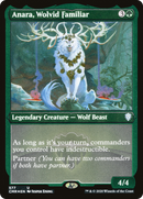 Anara, Wolvid Familiar (Foil Etched) (CMR-577) [Commander Legends] Etched Foil