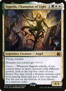 Sigarda, Champion of Light (PPMID-240P) [Promo Pack: Innistrad: Midnight Hunt Promos] Foil