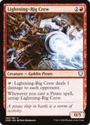Lightning-Rig Crew (CMR-190) [Commander Legends] Foil