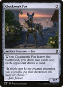 Clockwork Fox (CLB-308) [Commander Legends: Battle for Baldur's Gate] Foil