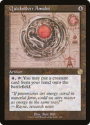 Quicksilver Amulet (Schematic) (BRR-108) [The Brothers' War Retro Artifacts] Foil