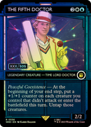 The Fifth Doctor (Serial Numbered) (WHO-556) (Showcase) (Borderless) [Doctor Who] Foil
