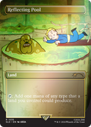 Reflecting Pool (Rainbow Foil) (SLD-1535★) (Borderless) [Secret Lair Drop] Foil