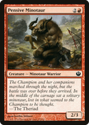 Pensive Minotaur (JOU-105) [Journey into Nyx] Foil