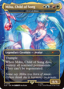 Miku, Child of Song - Child of Alara (SLD-1599) (Borderless) [Secret Lair Drop] Foil