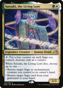 Satsuki, the Living Lore (PPNEO-235) [Promo Pack: Kamigawa: Neon Dynasty Promos] Foil