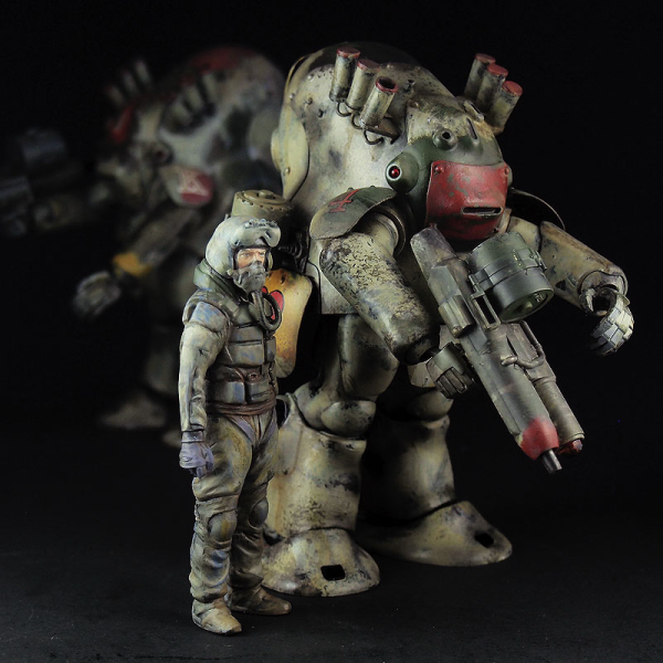 Maschinen Krieger:  TYPE MK44 AMMOKNIGHTS (Smartgun Equipment Type) 1/20 Scale Model Kit