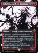 Solphim, Mayhem Dominus (Showcase) (ONE-312) (Borderless) [Phyrexia: All Will Be One] Foil