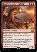 Realm-Scorcher Hellkite (PPWOE-145) [Promo Pack: Wilds of Eldraine Promos]