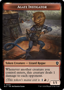 Agate Instigator (TBLC-020) [Bloomburrow Commander Tokens] Foil