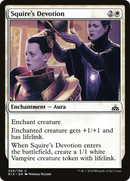 Squire's Devotion (RIX-025) [Rivals of Ixalan] Foil