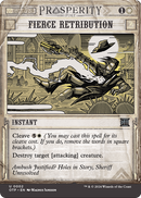 Fierce Retribution (OTP-002) (Showcase) (Borderless) [Breaking News] Foil