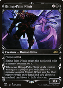 Biting-Palm Ninja (Showcase) (NEO-338) [Kamigawa: Neon Dynasty] Foil
