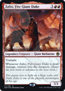 Zalto, Fire Giant Duke (AFR&-171A) [Adventures in the Forgotten Realms Promos] Foil