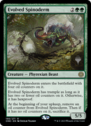 Evolved Spinoderm (PPONE-166) [Promo Pack: Phyrexia: All Will Be One Promos] Foil
