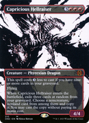 Capricious Hellraiser (Showcase) (ONE-310) (Borderless) [Phyrexia: All Will Be One]