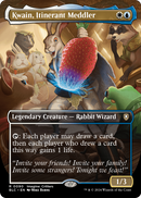 Kwain, Itinerant Meddler (Borderless) (BLC-090) [Bloomburrow Commander]