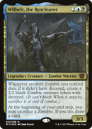 Wilhelt, the Rotcleaver (Display Commander) - Thick Stock (MIC-002) [Midnight Hunt Commander Display Commanders] Foil