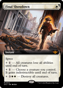 Final Showdown (Extended Art) (OTJ-312) [Outlaws of Thunder Junction] Foil