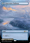 Clearwater Pathway (Borderless) (SLU-015) (Showcase) (Borderless) [Secret Lair: Ultimate Edition] Foil