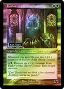 Karlov of the Ghost Council (Retro Frame) (Serial Numbered) (RVR-369) [Ravnica Remastered] Foil