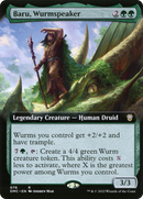 Baru, Wurmspeaker (Extended Art) (DMC-076) [Dominaria United Commander] Foil
