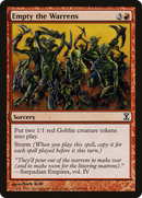 Empty the Warrens (TSP-152) [Time Spiral] Foil