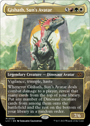 Gishath, Sun's Avatar (Borderless) (LCI-330) [The Lost Caverns of Ixalan]