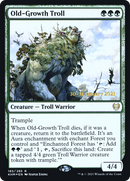 Old-Growth Troll (PRE-185S) [Kaldheim Promos] Foil