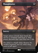 Thoughtseize (Borderless) (2XM-344) (Borderless) [Double Masters] Foil