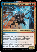 Kraum, Violent Cacophony (OTJ-214) [Outlaws of Thunder Junction] Foil