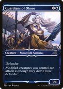 Guardians of Oboro (Showcase) (NEO-317) [Kamigawa: Neon Dynasty] Foil