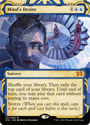 Mind's Desire (STA-017) (Showcase) (Borderless) [Strixhaven Mystical Archive] Etched Foil