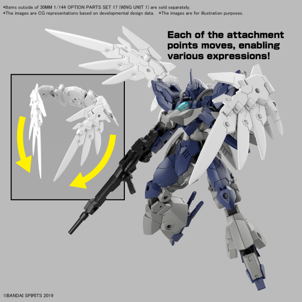 Gundam Option Parts: 17 Wing Unit 1 [Jan 2025]