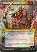 Grist, Voracious Larva (Borderless) (Textured Foil) (MH3-472) [Modern Horizons 3] Foil