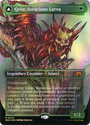 Grist, Voracious Larva (Borderless) (Textured Foil) (MH3-472) [Modern Horizons 3] Foil