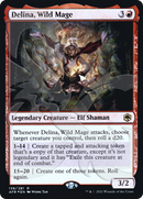 Delina, Wild Mage (AFR&-138A) [Adventures in the Forgotten Realms Promos] Foil