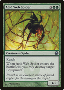 Acid Web Spider (SOM-108) [Scars of Mirrodin] Foil